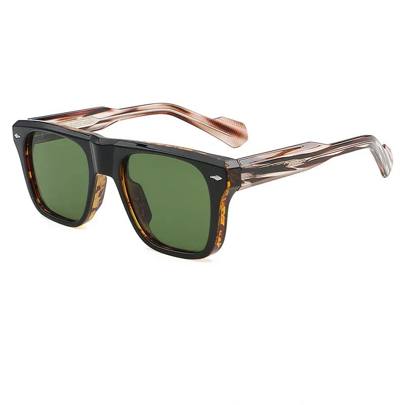Lentes de sol oversize carey para hombre