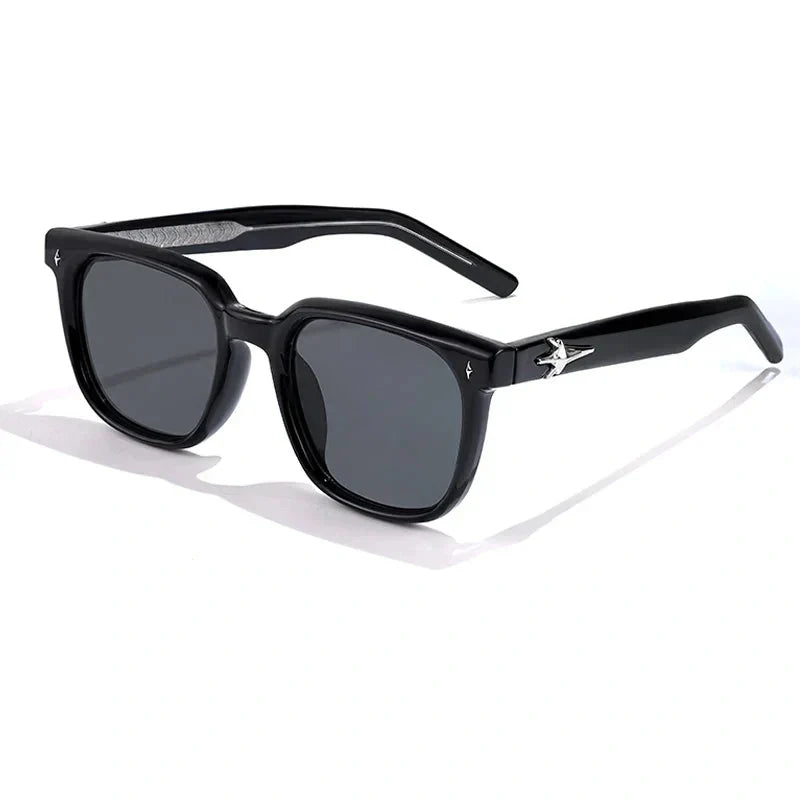Lentes de sol cuadrados anchos para hombre