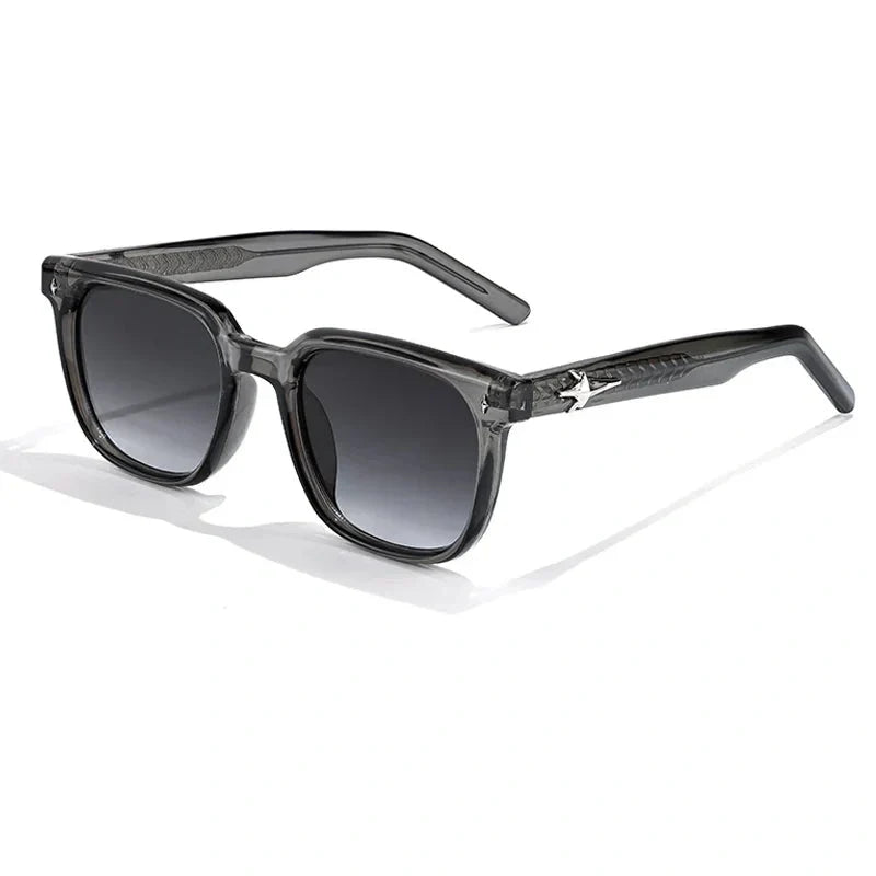 Lentes de sol cuadrados anchos para hombre