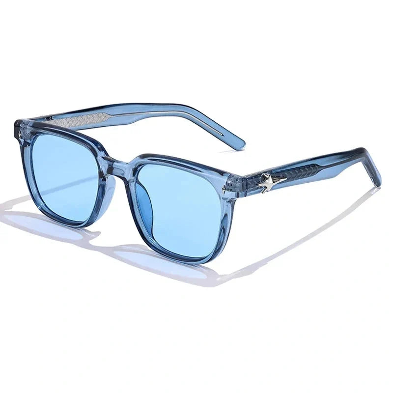 Lentes de sol cuadrados anchos para hombre