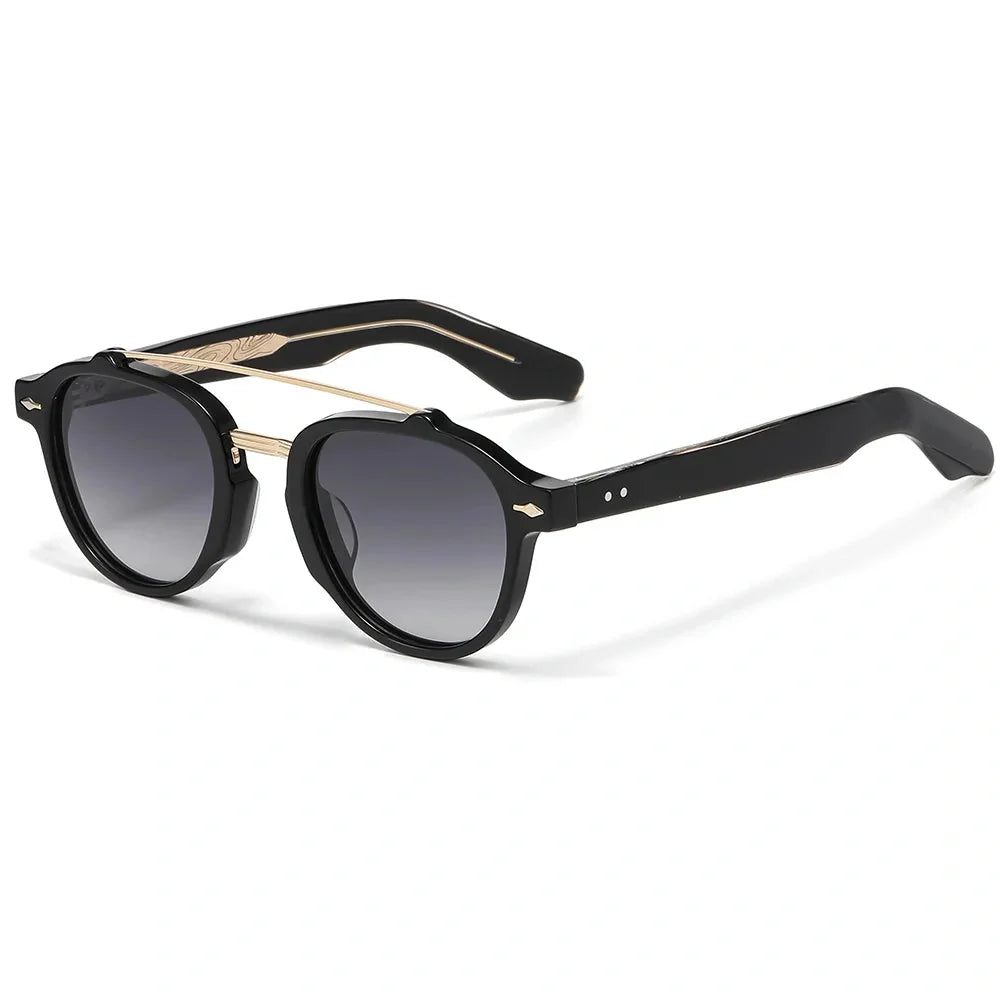 Lentes de sol doble puente para hombre