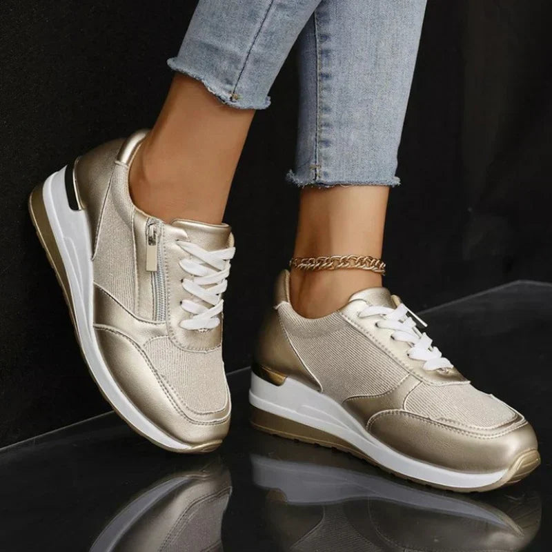 Julia | Tenis con agujetas y cierre lateral